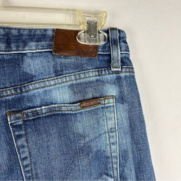 Joe’s Jeans the Smith distressed wash raw hem mid rise straight crop jeans 27 - Picture 5 of 6